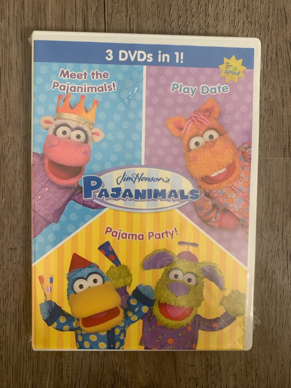 Jim Henson Pajanimals DVD Brand New and Sealed 3 episodes in 1